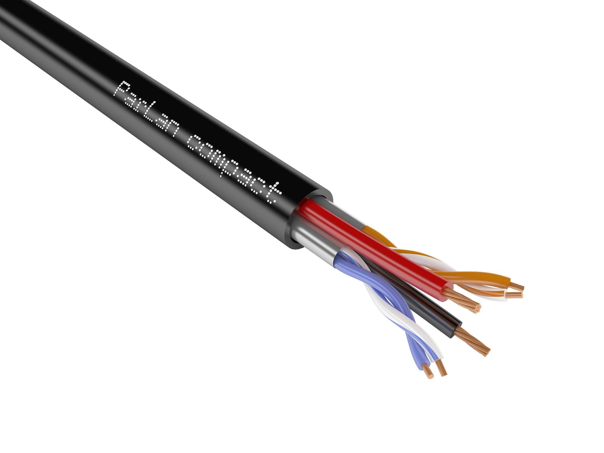 Витая пара ParLan Patch compact U/FTP Cat 5e PE 2х2х0.60 +2х0.50