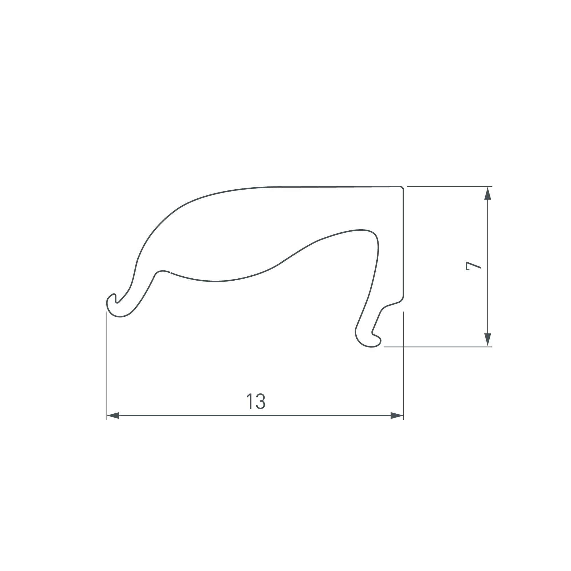 Экран ARH-BENT-W11-2000 Opal (ARL, Пластик)