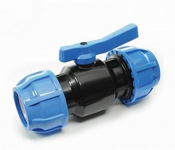 Кран шаровой компрессионный разъемный d 50