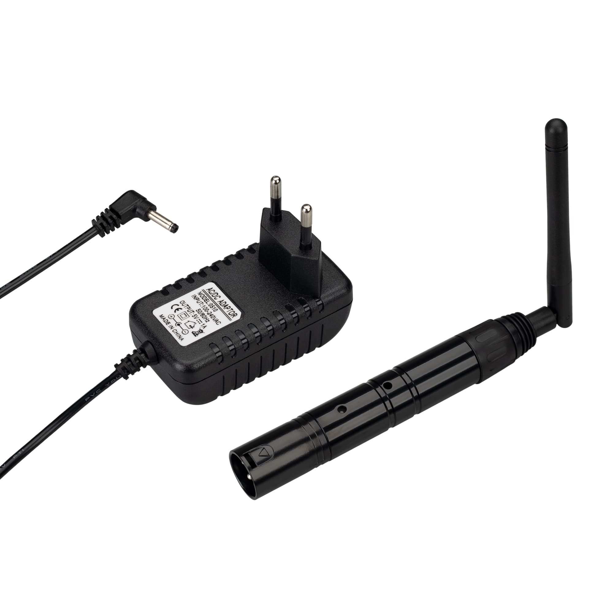 Усилитель SMART-DMX-Transmitter Black 5V, XLR3 Female, 2.4G ARL, IP20 металл, 5 лет
