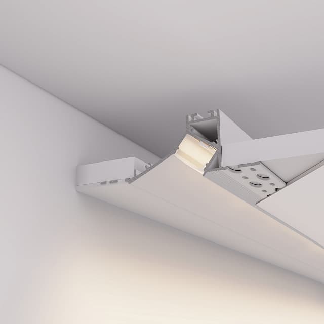 Профиль FANTOM-W45-BEVEL-2000 WHITE (Алюминий)