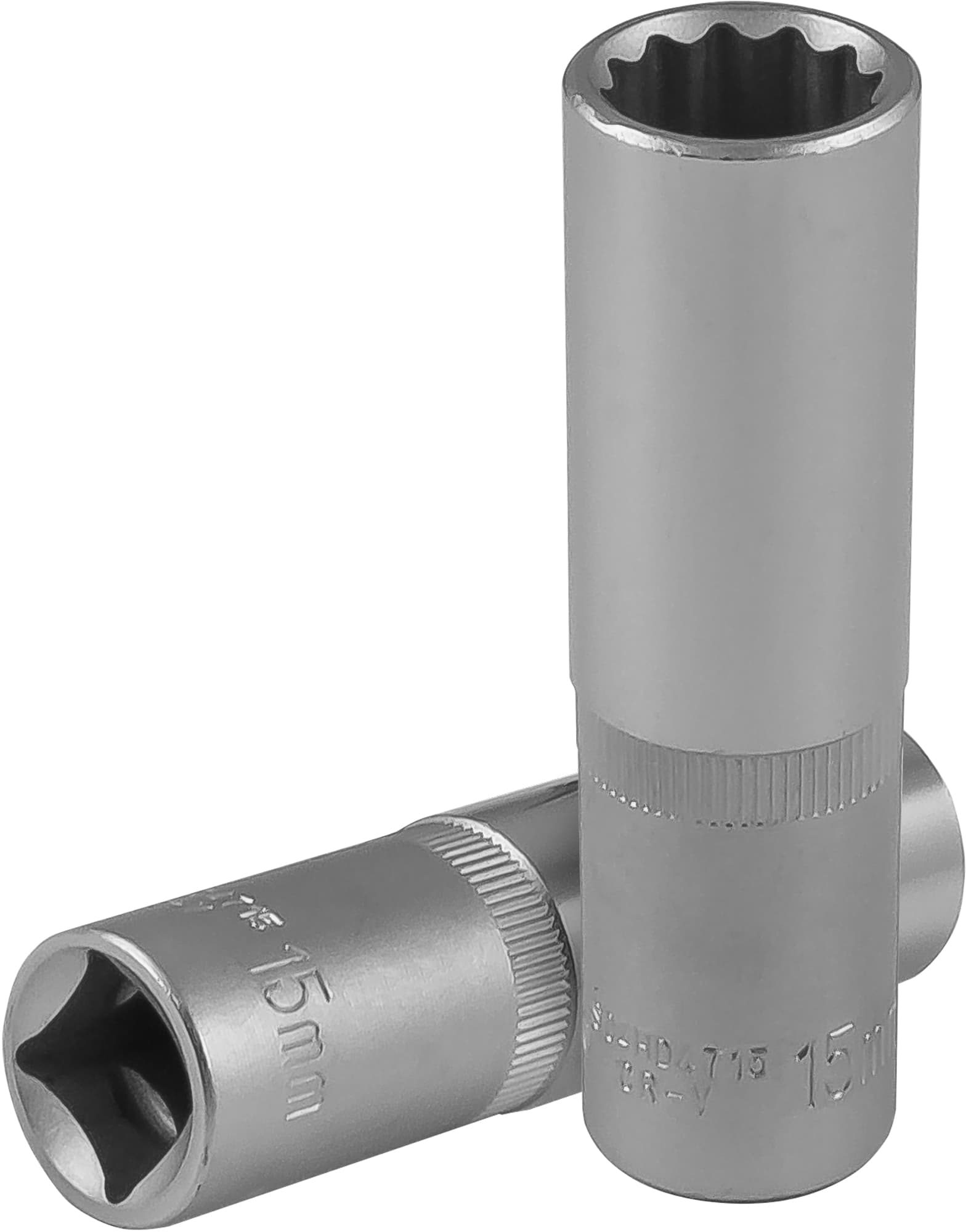 Головка торцевая глубокая 12-гранная 1/2''DR, 15 мм