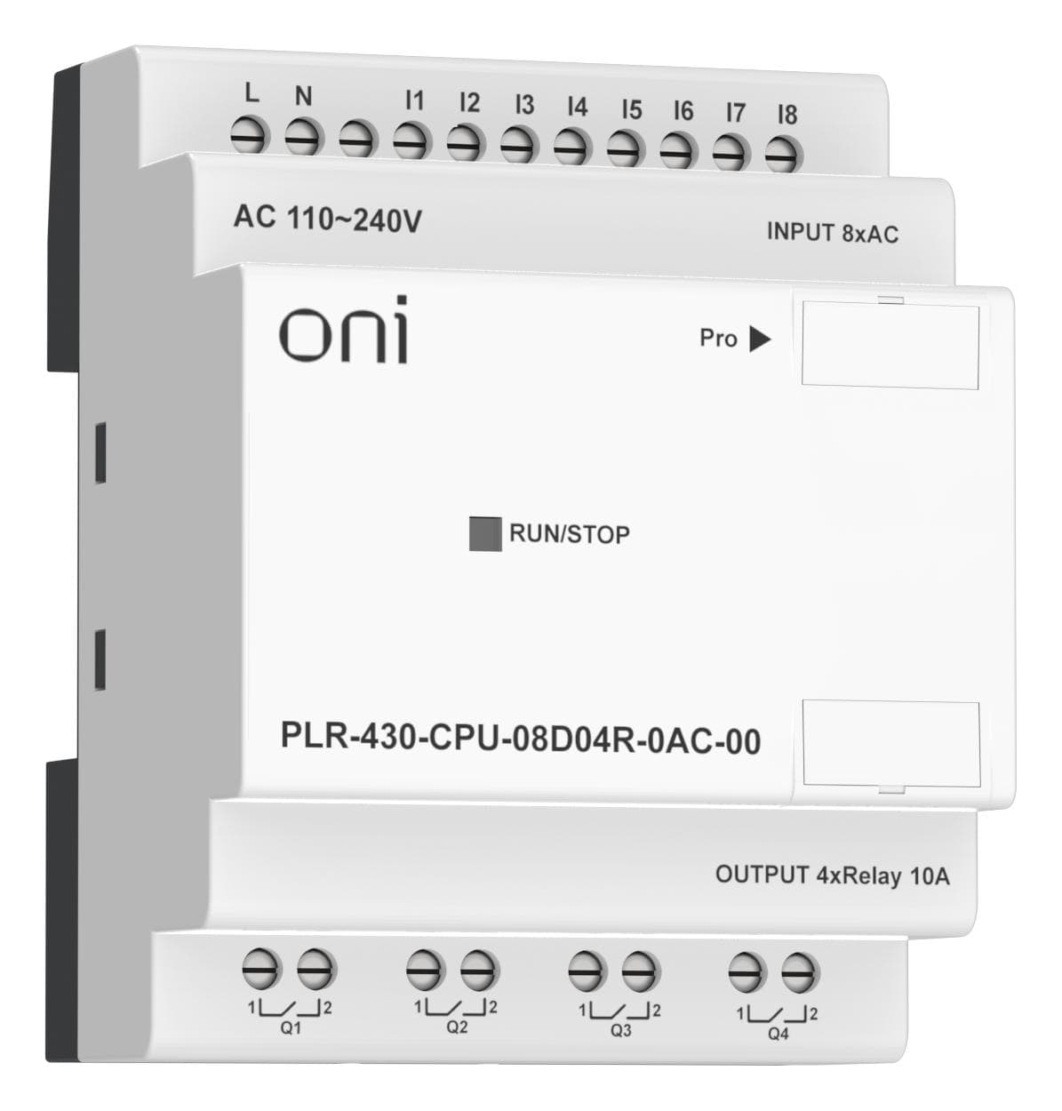 Модуль ЦПУ 8 DI 4 RO 220В AC без экрана