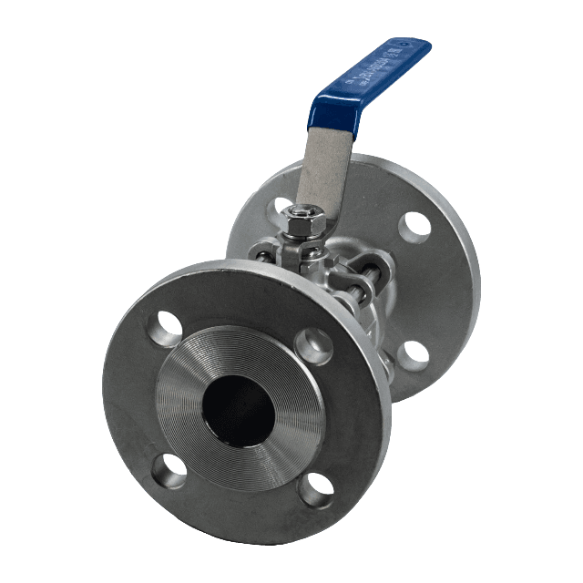 Кран шаровый фланцевый трехсоставной нержавеющий (3PC), AISI304 DN40 (1 1/2'), (CF8), PN16