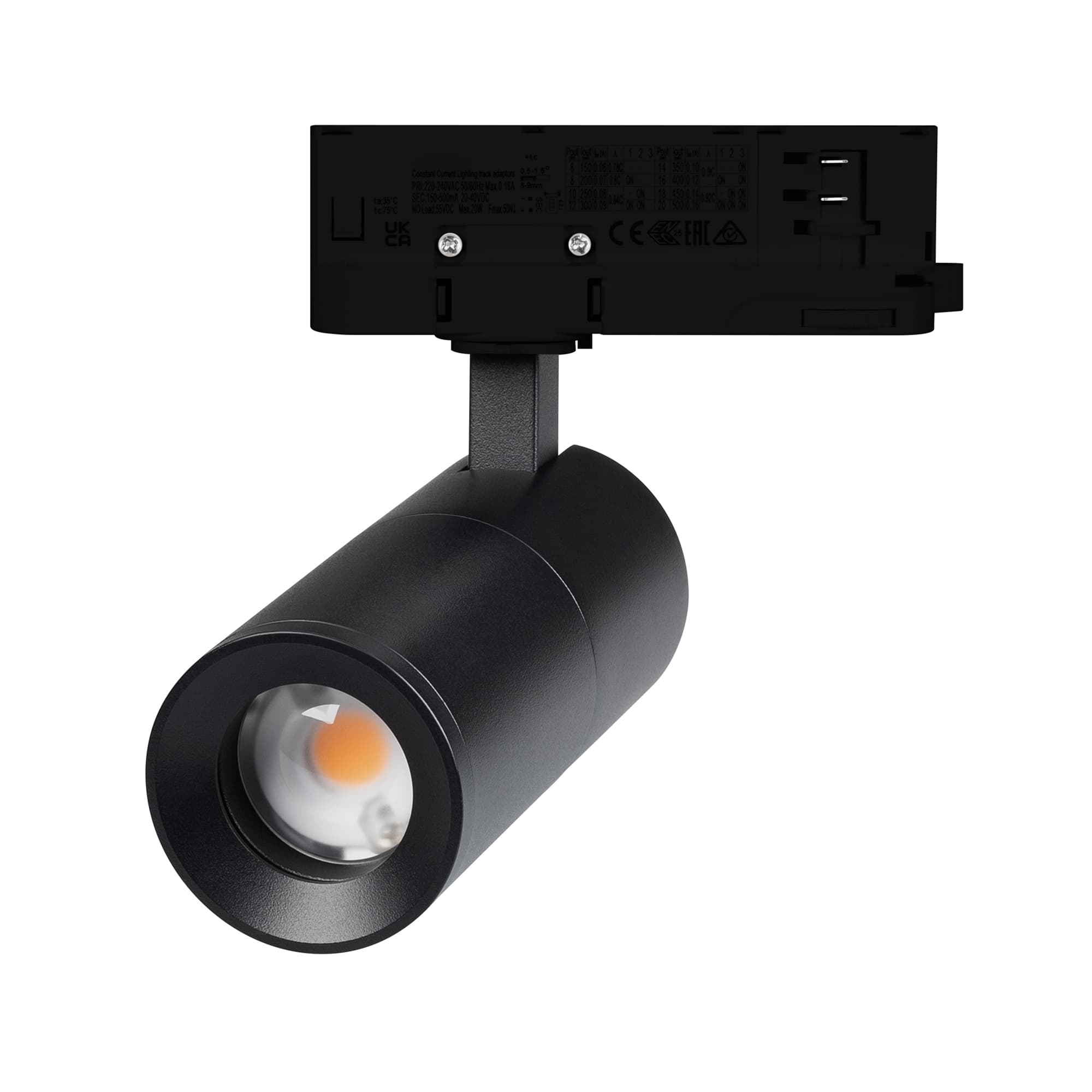 Светильник LGD-ARTEMIS-TRACK-4TR-R55-12W Day4000 (BK, 8-80 deg, 230 В) (IP20 Металл, 5 лет)