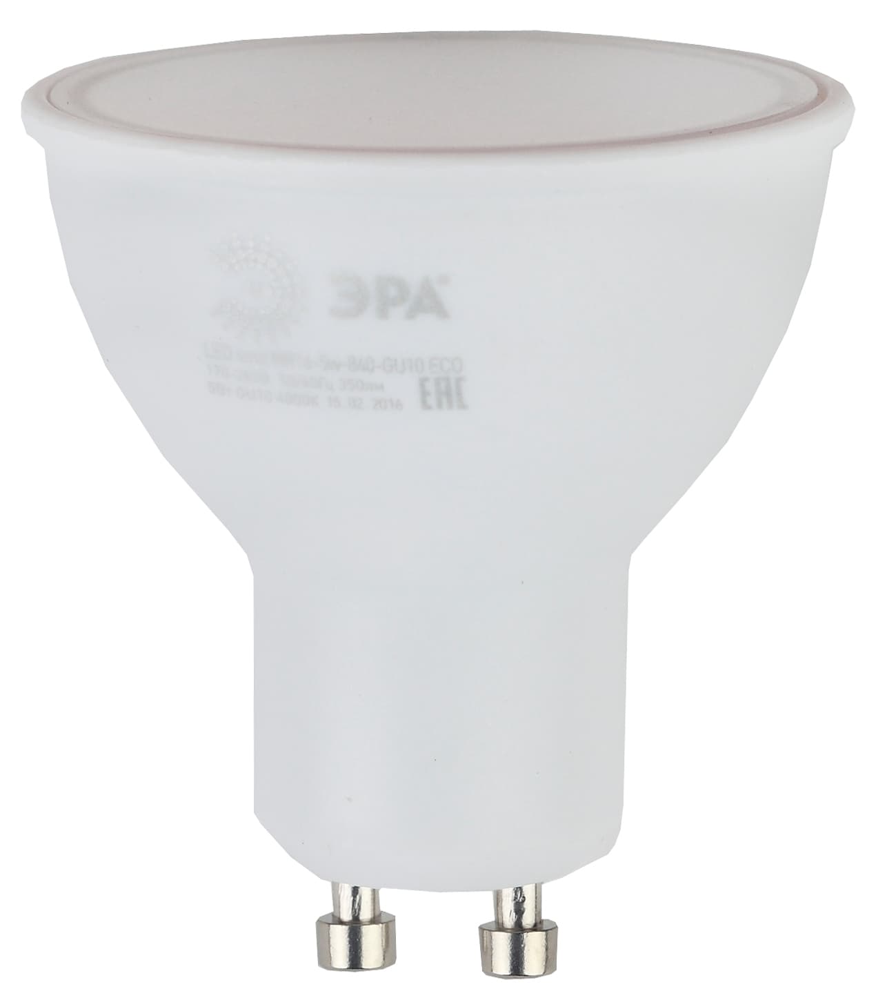 Лампа светодиодная LED 5 Вт 400Лм 4000К софит нейтральный GU10 220-240В LED MR16-5W-840-GU10 Red Line