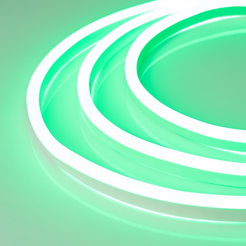 Неон гибкий ARL-NEON-1608GH-SIDE 24V Green ARL, 6 Вт/м, IP65