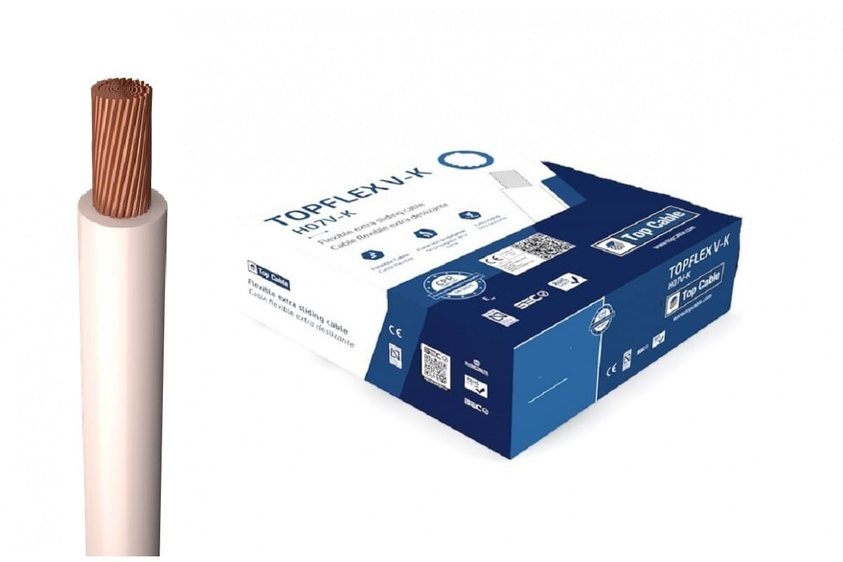 Провод силовой TOPFLEX V-K H07V-K 1х4 серый