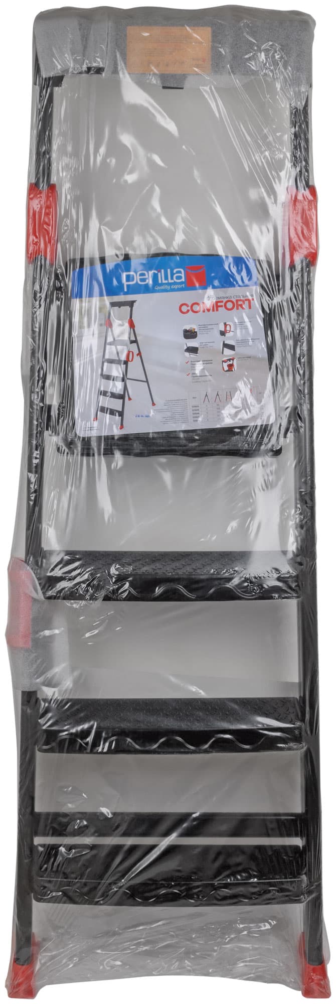 Лестница-стремянка стальная Comfort, 4 ступени