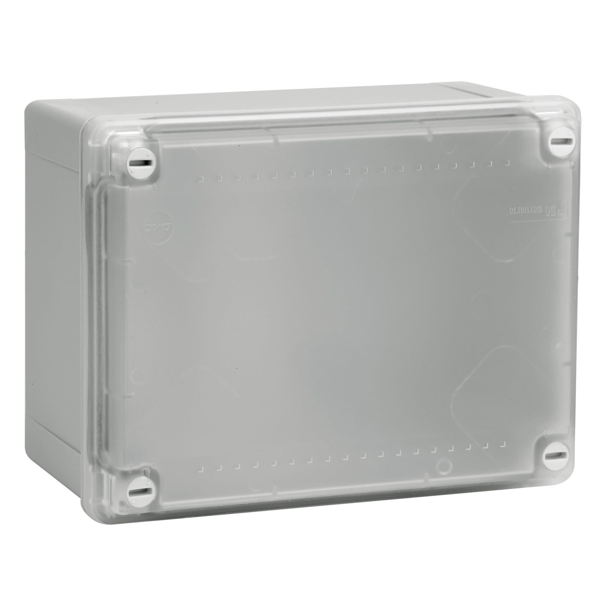Коробка ответвит. с гладкими стенками и матовой крышкой, IP56,120х80х50мм