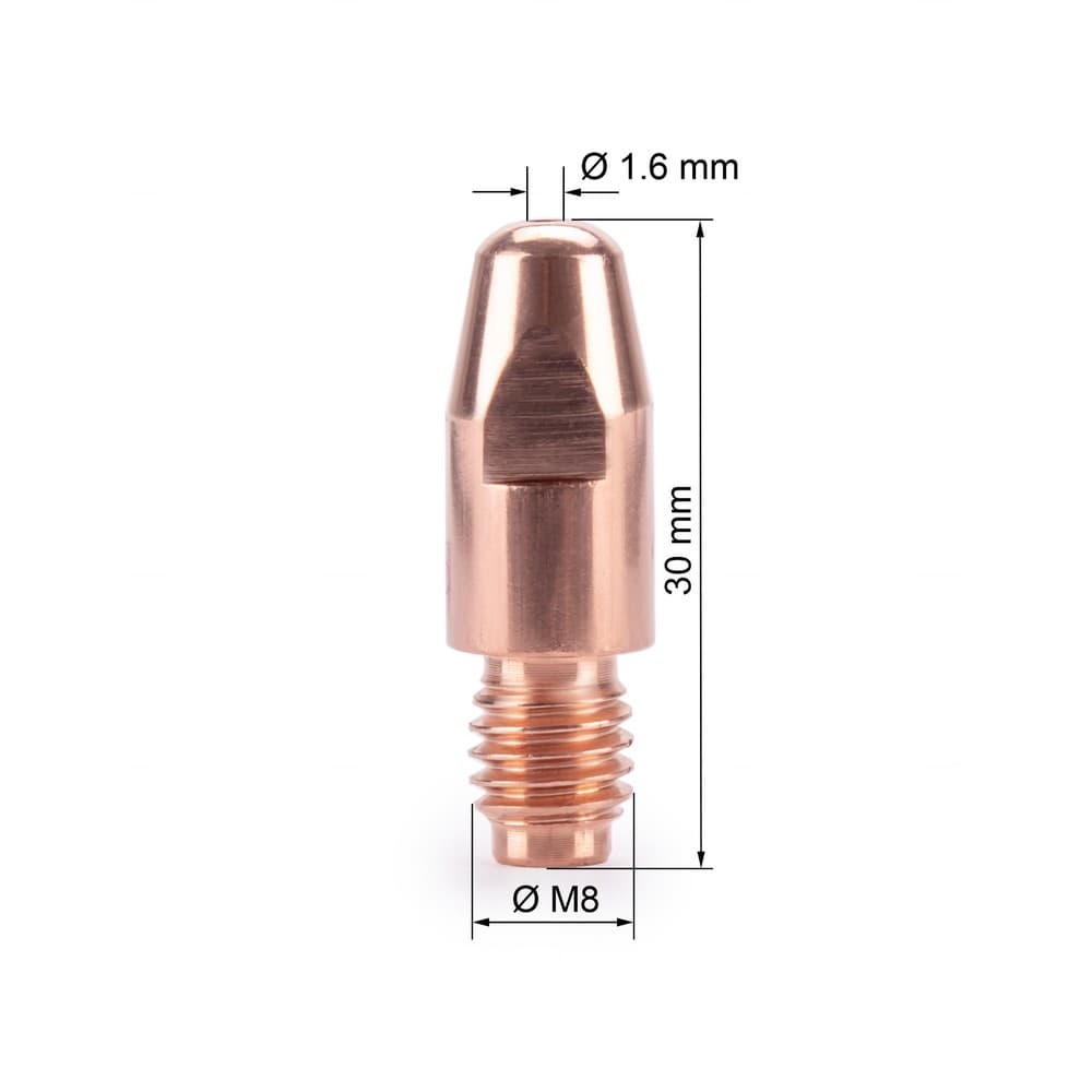 Наконечник М8х30х1.6 (CuCrZr) (140.0590/MD0005-86)