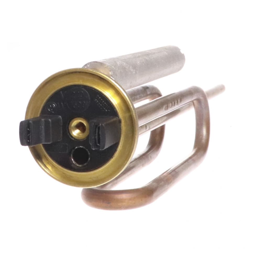 КОМПЛЕКТ: ТЭН RCF 1500W, медь, D48мм, M6, 220V + анод М6