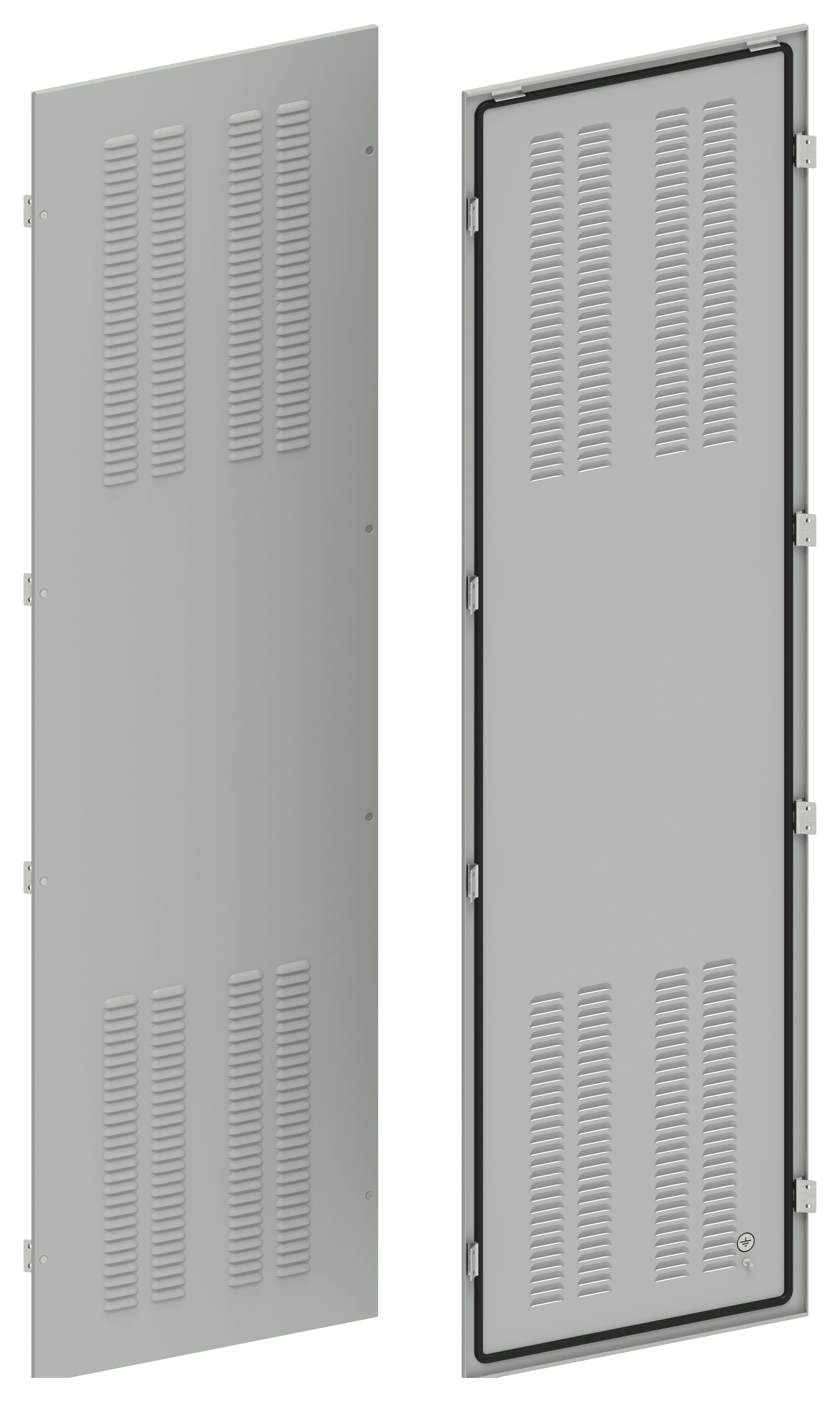 FORMAT Панель боковая вентилируемая 2000х600мм IP31 (2шт/компл) IEK