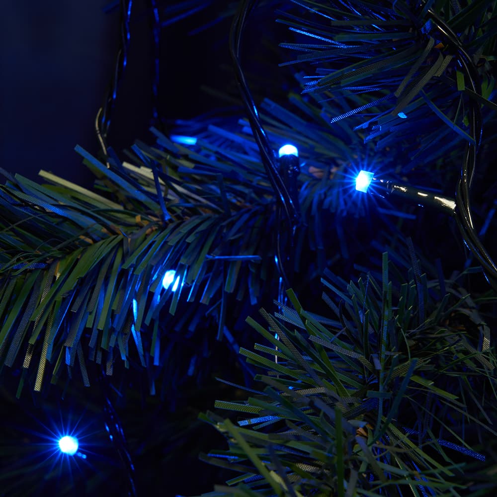 Гирлянда линейная LED синий 10 м с контроллером