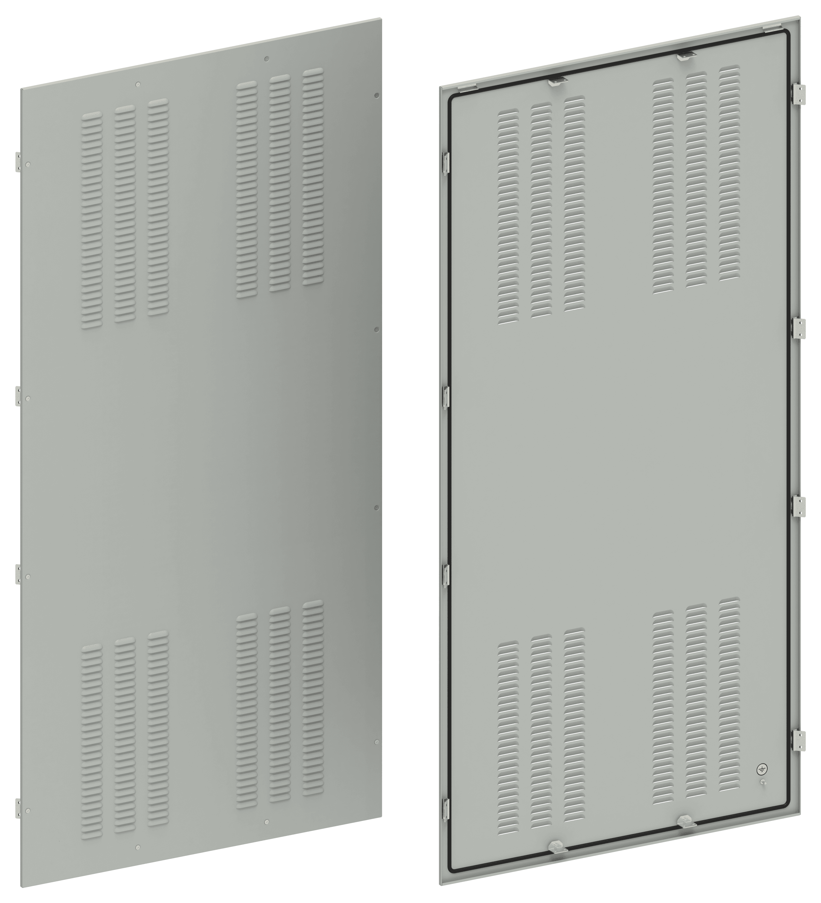 FORMAT Панель боковая вентилируемая 2000х1000мм IP31 (2шт/компл) IEK