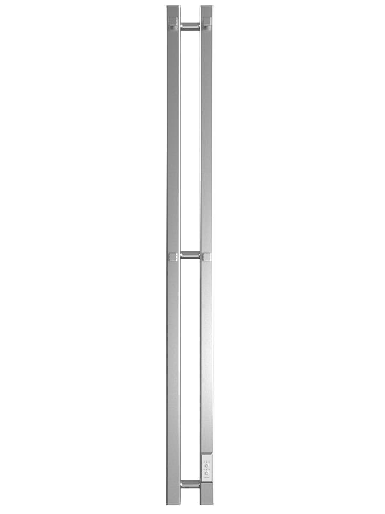 Полотенцесушитель электрический из квадратного профиля с диммером X-2 plaza neo 120/8 цвет хром