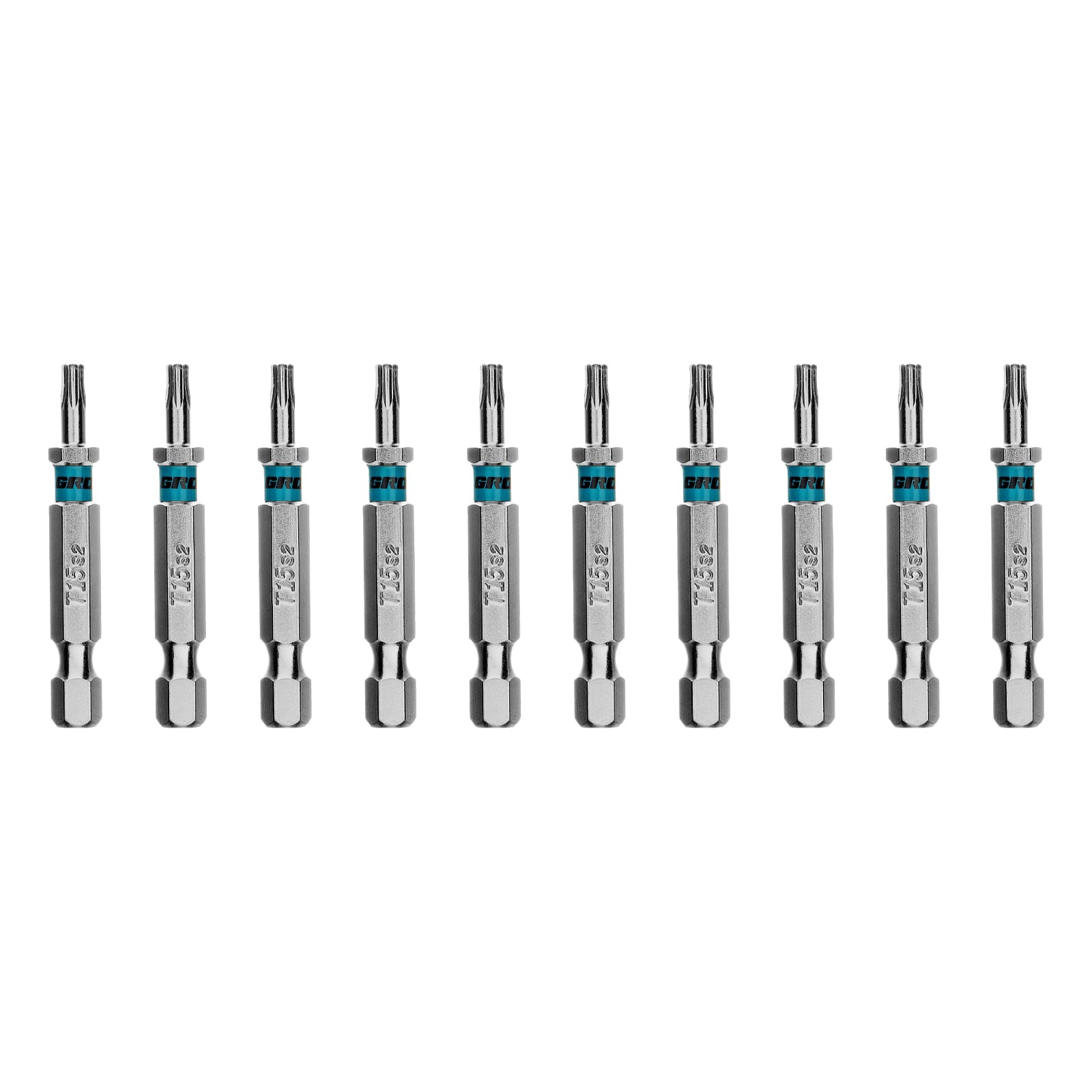 Бита Torx 15х50мм, сталь S2, шестигр., 10 шт.