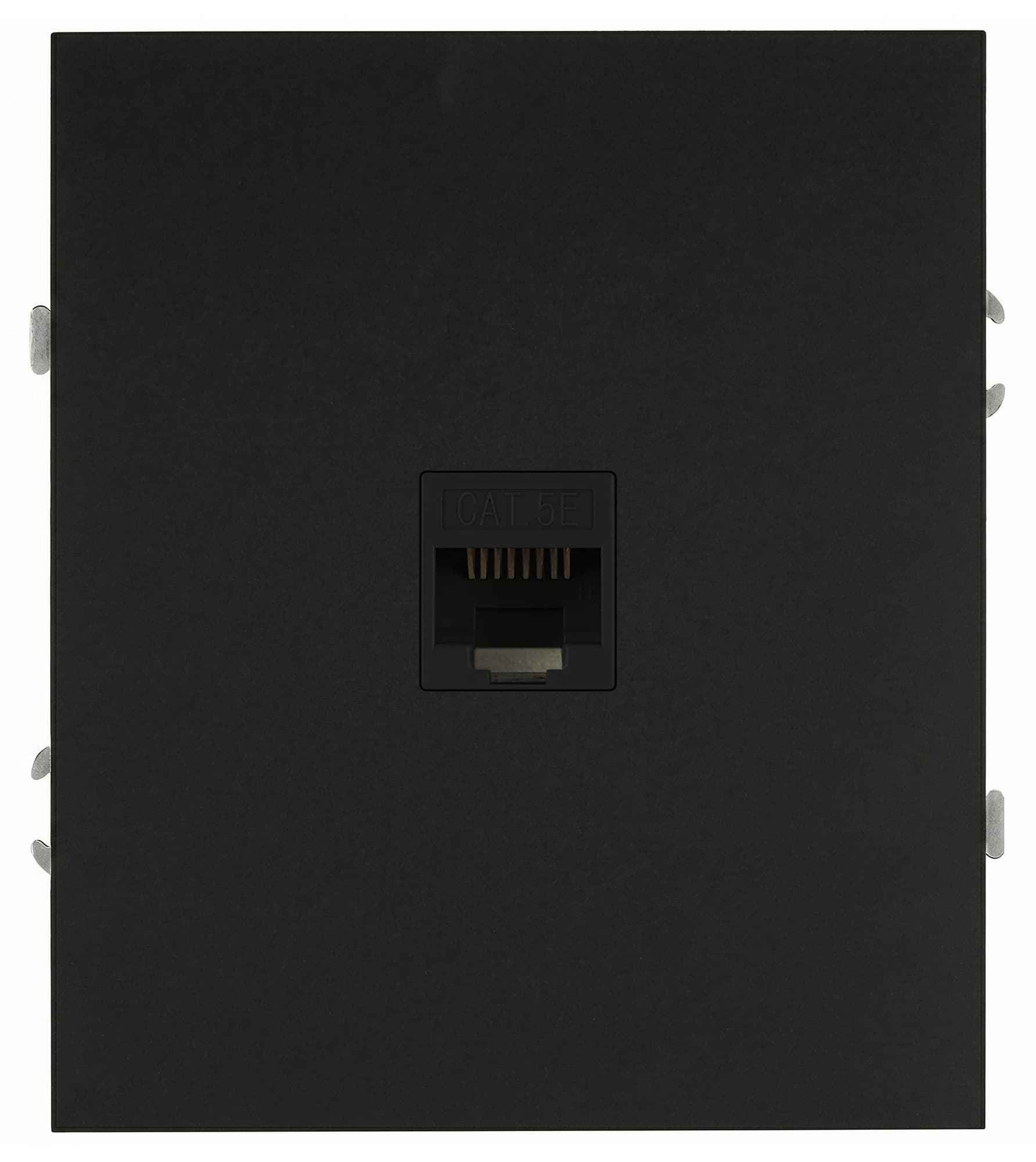 Розетка скрытого монтажа в рамку информационная RJ45 антрацит 16-3107-05 Arktik
