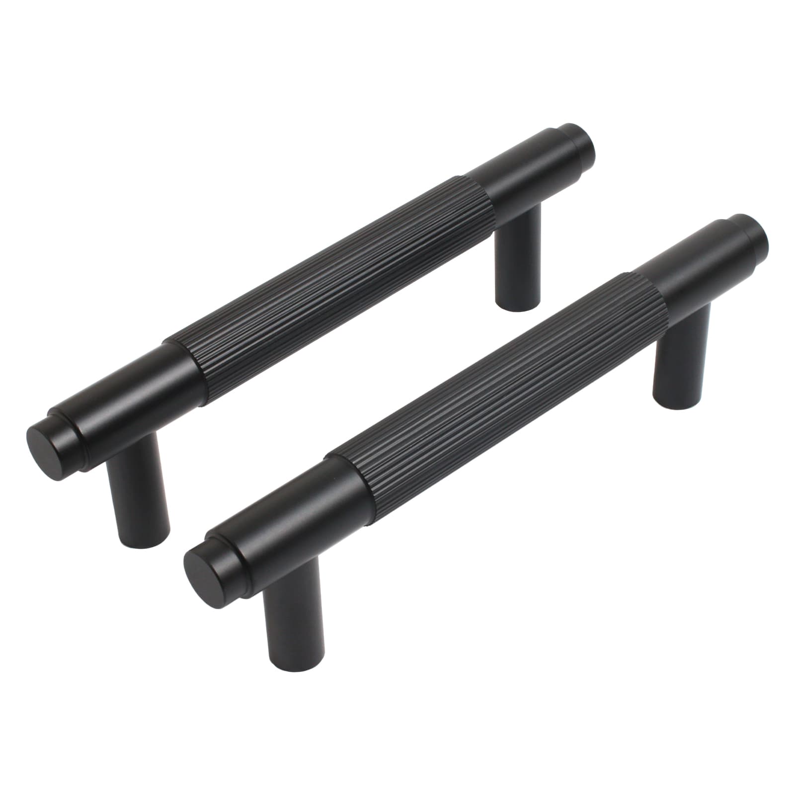 Ручка-скоба мебельная StahlBuro AP2309-96 2шт., BL черный матовый