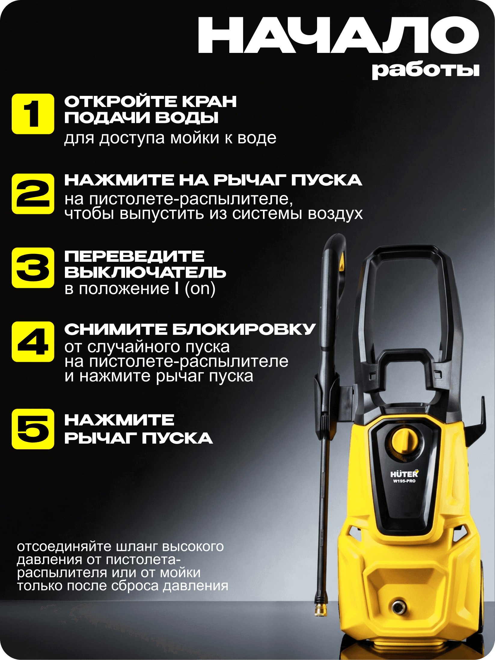 Мойка высокого давления W195-PRO