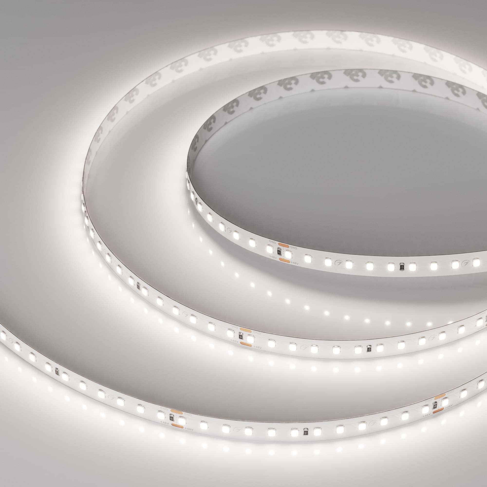 Лента светодиодная 10 Вт/м 48В IP20 5000K 120LED/м UL-A120-10mm SMD 2835 30 м
