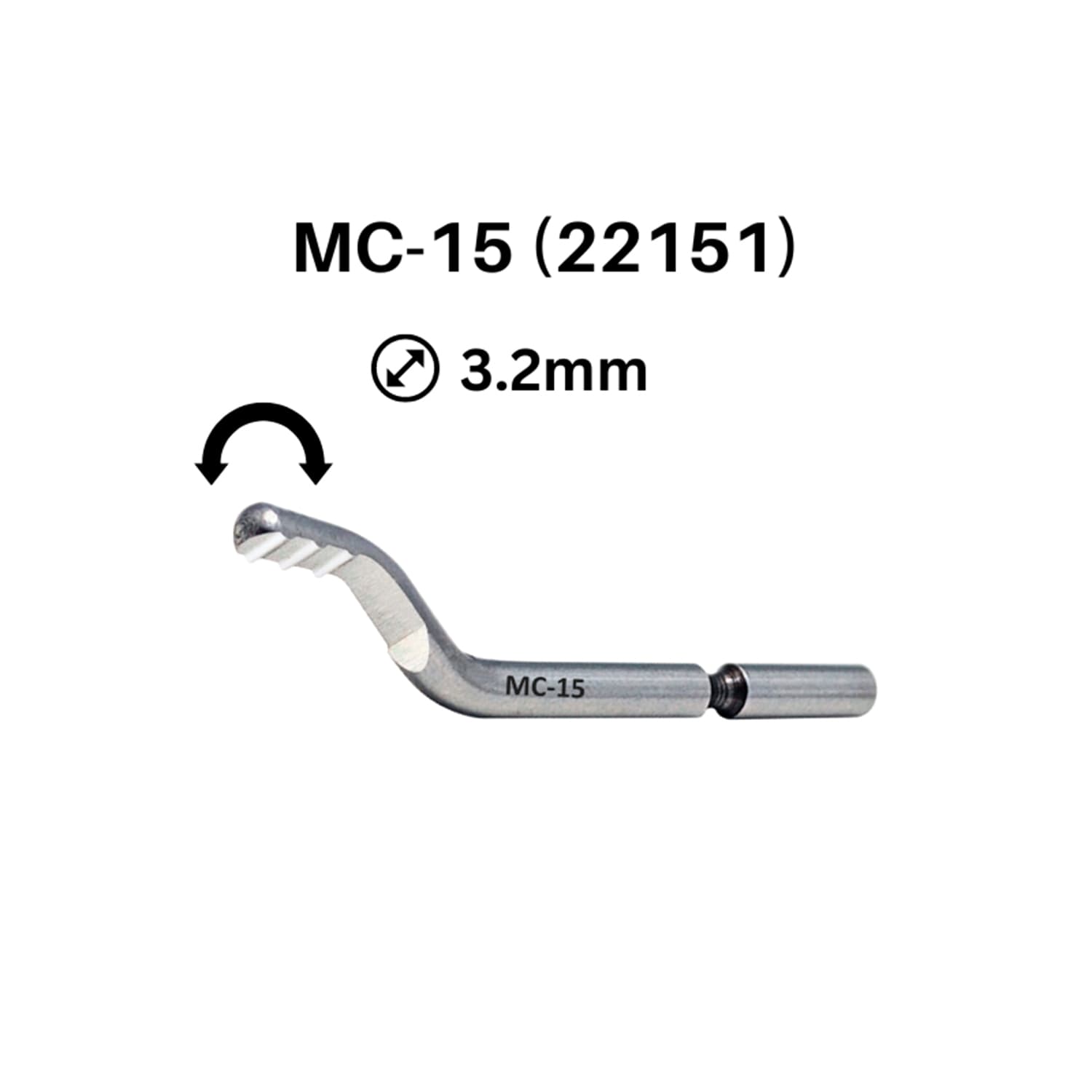 Лезвие для фаскоснимателя d3,2мм MС-15 HSS Multi-Cutting