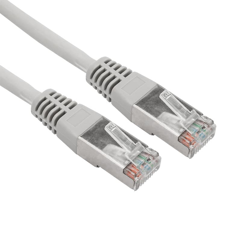 Патч-корд S/FTP CAT 6A (10G), RJ45-RJ45, 28AWG, LSZH, серый, 0.5м,