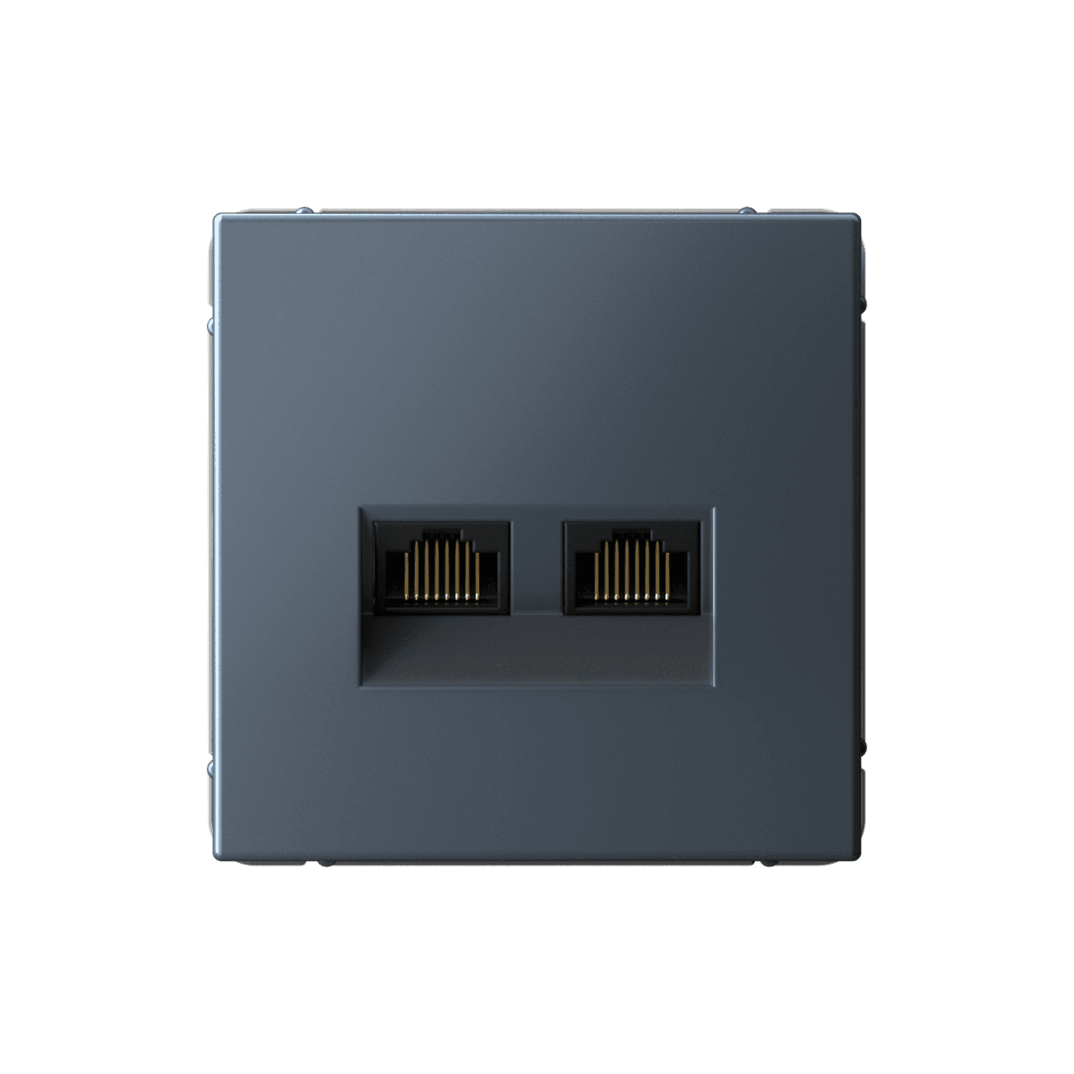 ARTGALLERY РОЗЕТКА двойная компьютерная RJ45+RJ45, кат. 5е, механизм, ГРИФЕЛЬ
