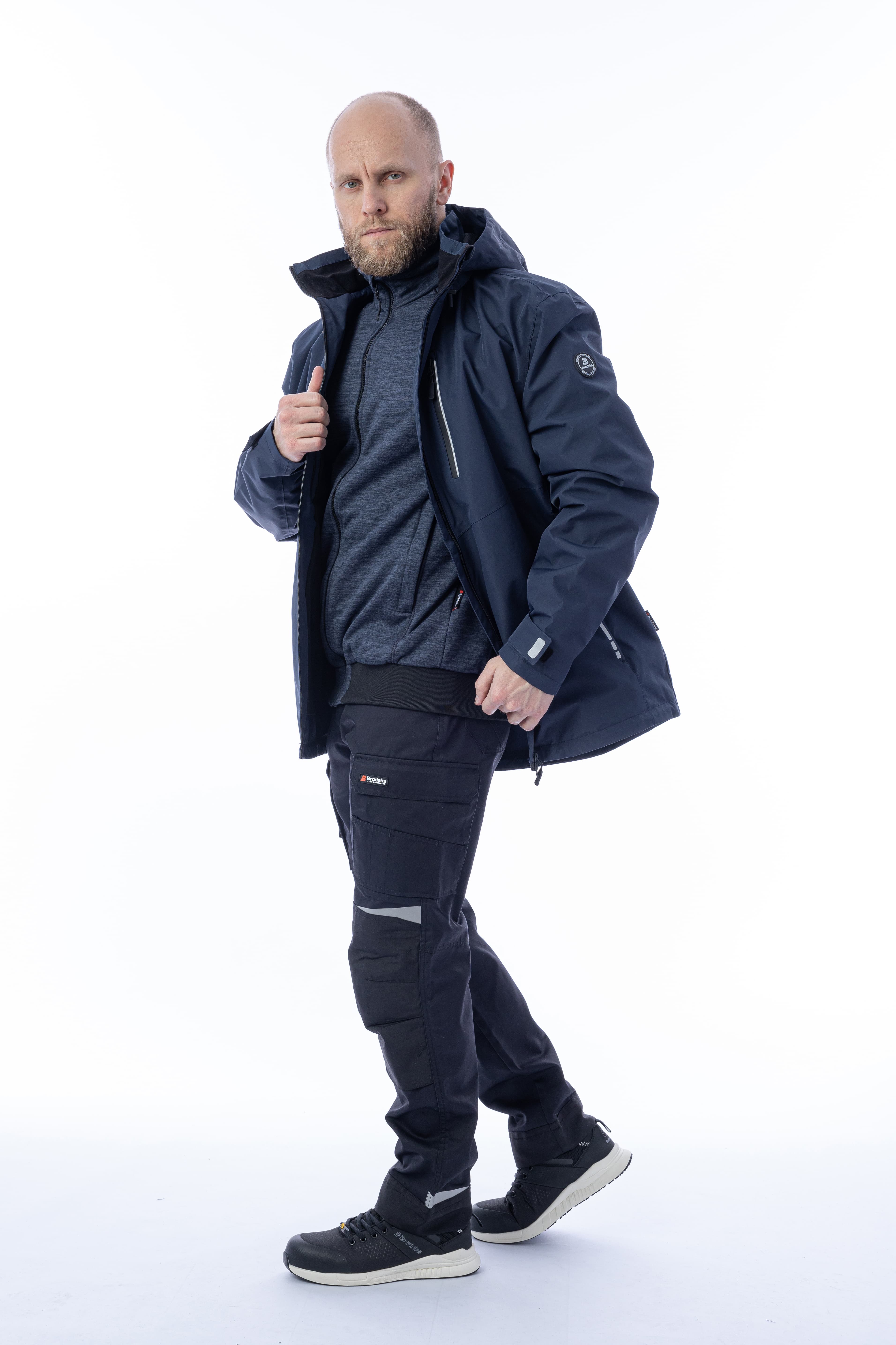 Летняя куртка-парка Brodeks KS213, синий (3XL)