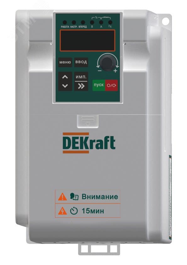 Преобразователь частоты DEKV060-2.2./3.7кВт 3 фазы 380В с торм. модулем