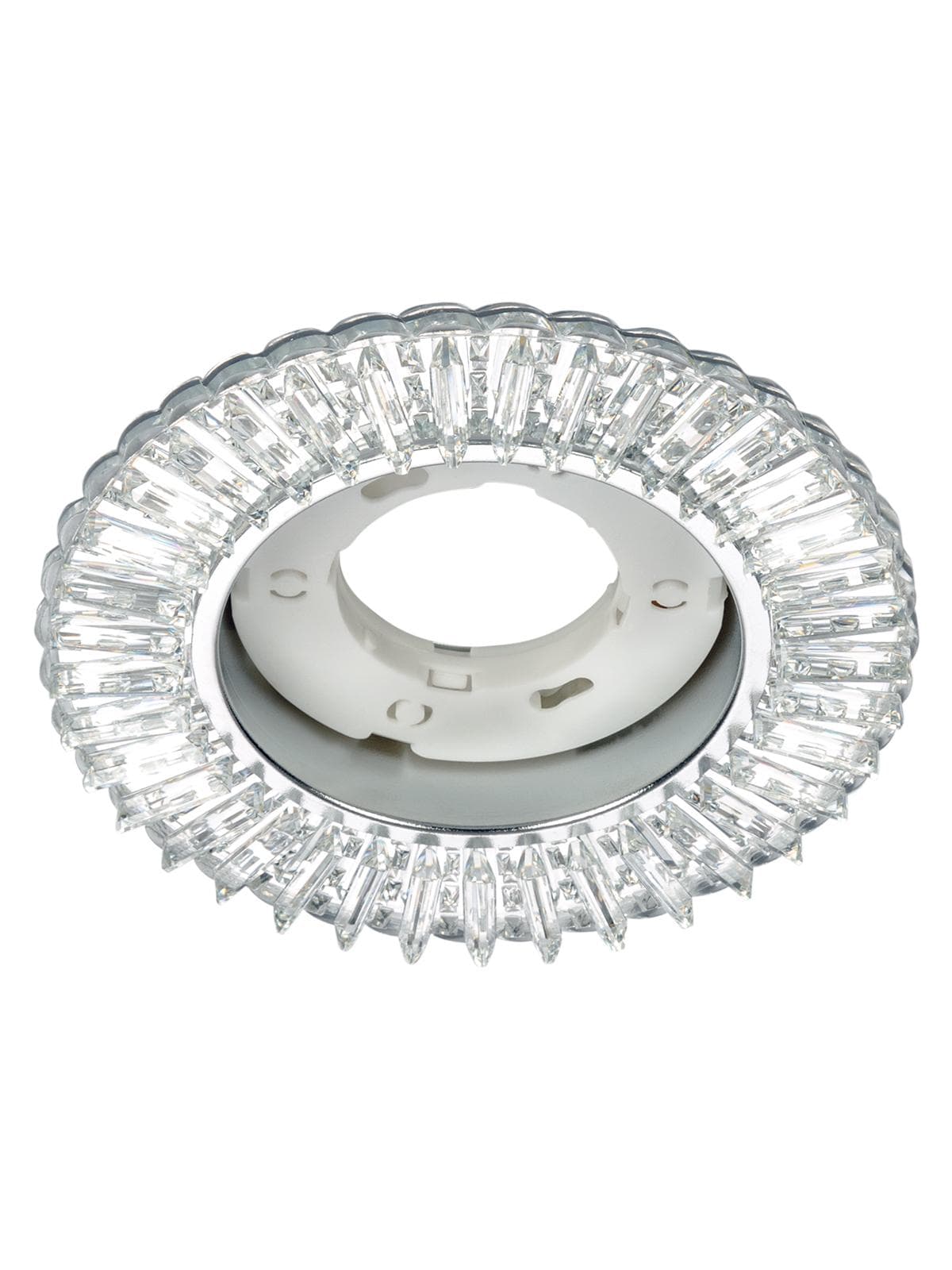 Светильник встраиваемый СВ 03-16 GX53 230 В LED подсветка 5 Вт зеркальный хром