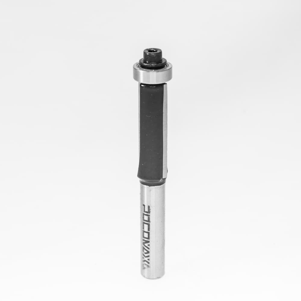 Фреза кромочная прямая с нижним подшипником d8*D12*H30,серия 1020