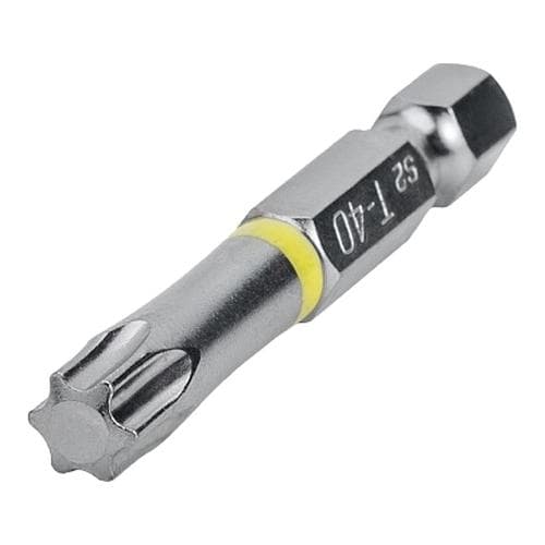 Бита с профилем TORX (торкс - шестилучевая звезда) TX40, длина 50 мм, хвостовик E6,3 мм, торсионная (3 шт)