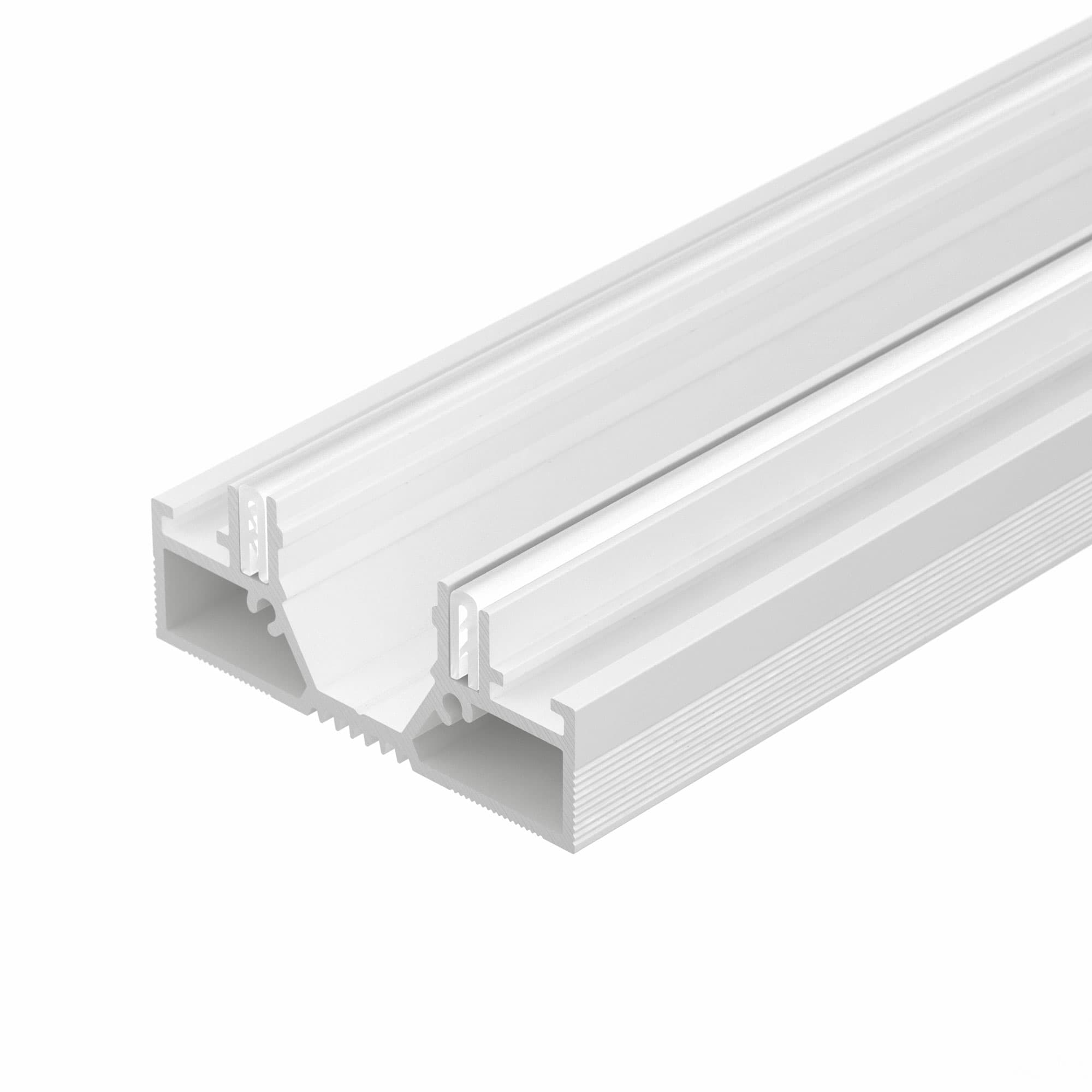 Профиль STRETCH-20-CEIL-D-CENTER-2000 WHITE (Алюминий)