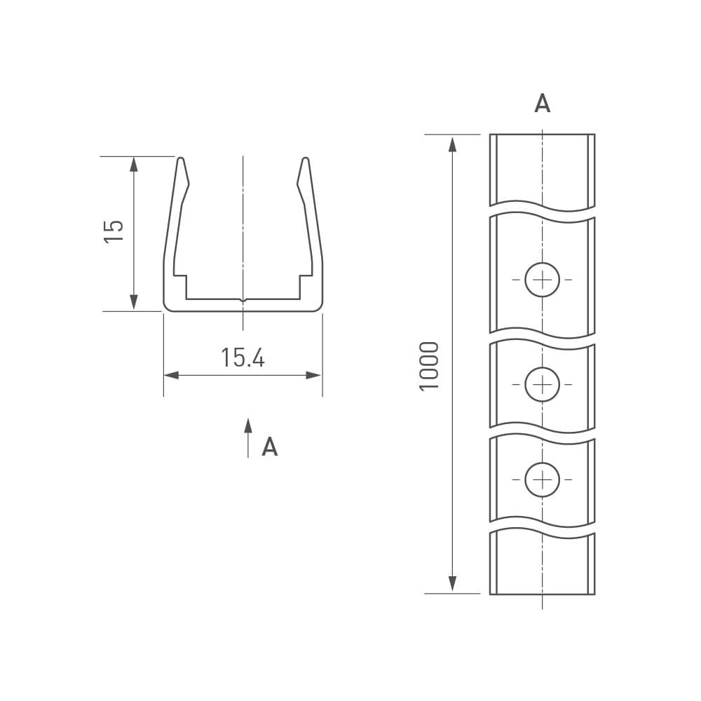 Профиль силиконовый WPH-FLEX-0612-SIDE-S8-10m WHITE (Силикон)
