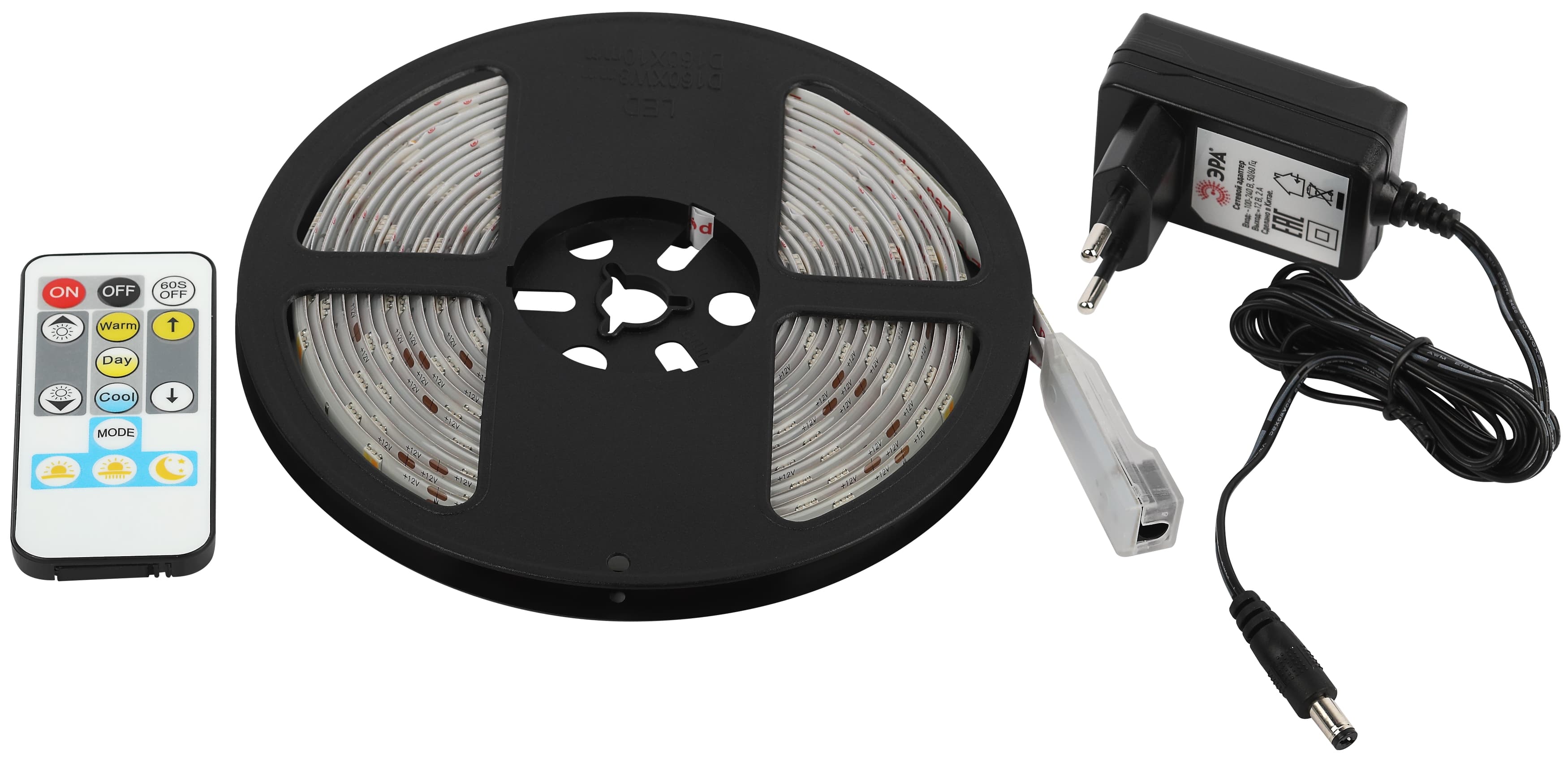 Комплект светодиодной ленты 4,5Вт/м 12В 3000K-6500КК IP65 30LED/м 5025kit-4.5-30-12-3000K/6500K-IP65