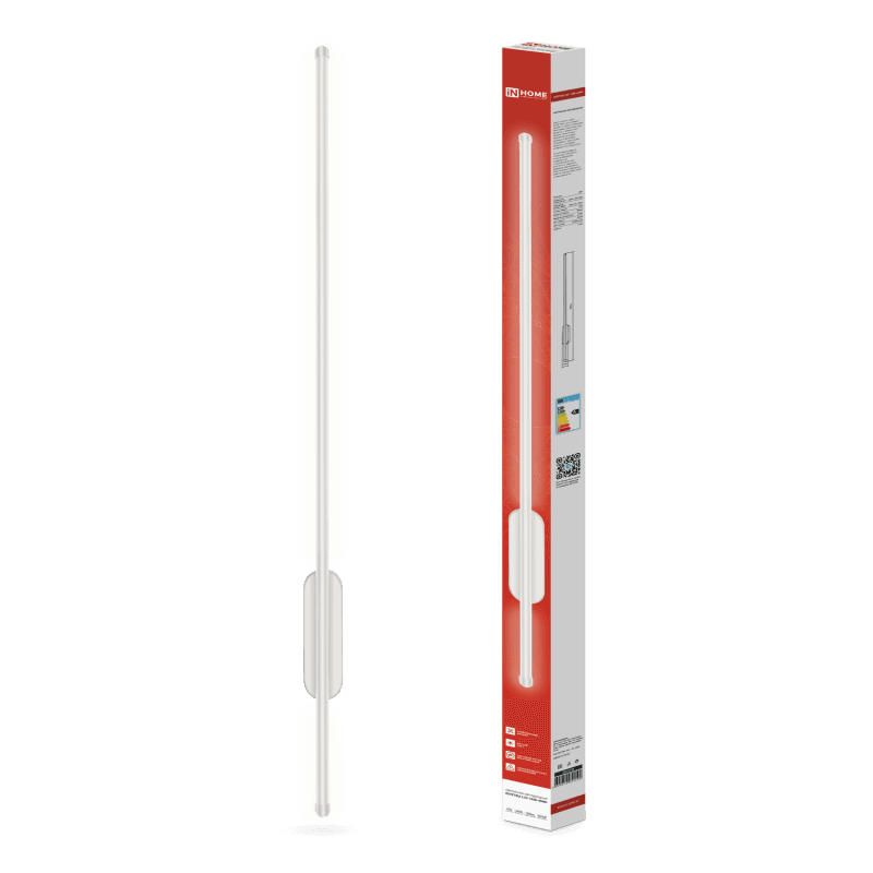 Светильник светодиодный ESTETIKA LUV-100B-40WH 20Вт 230В 4000K 1400Лм 1000х50x25 белый IN HOME
