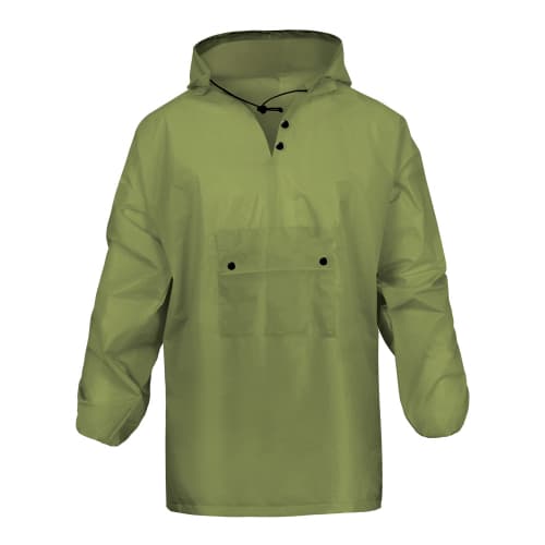 Дождевик HOODY EVA, зеленый, с чехлом, 100 мк