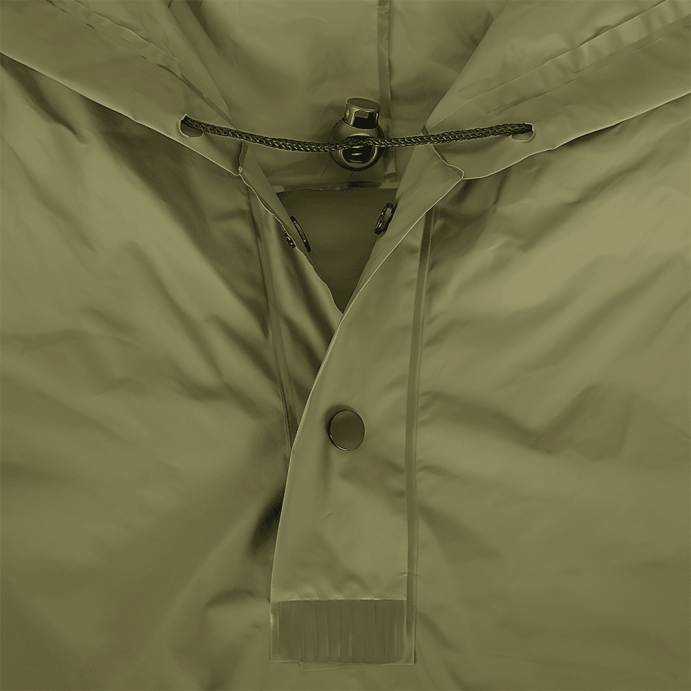 Дождевик HOODY EVA, зеленый, с чехлом, 100 мк