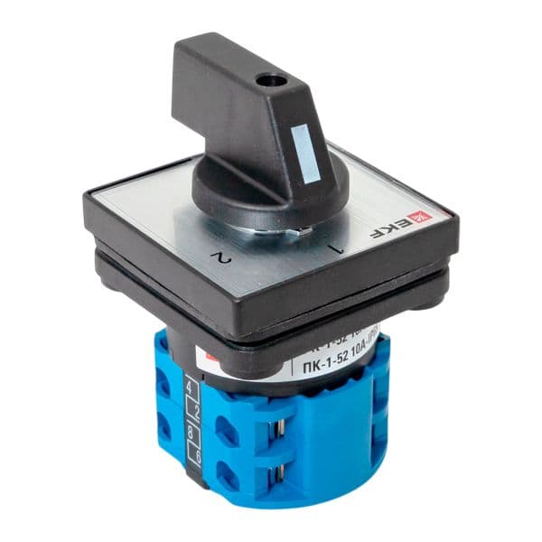 Переключатель кулачковый ПК-1-52 10А 2P 1-2 IP65