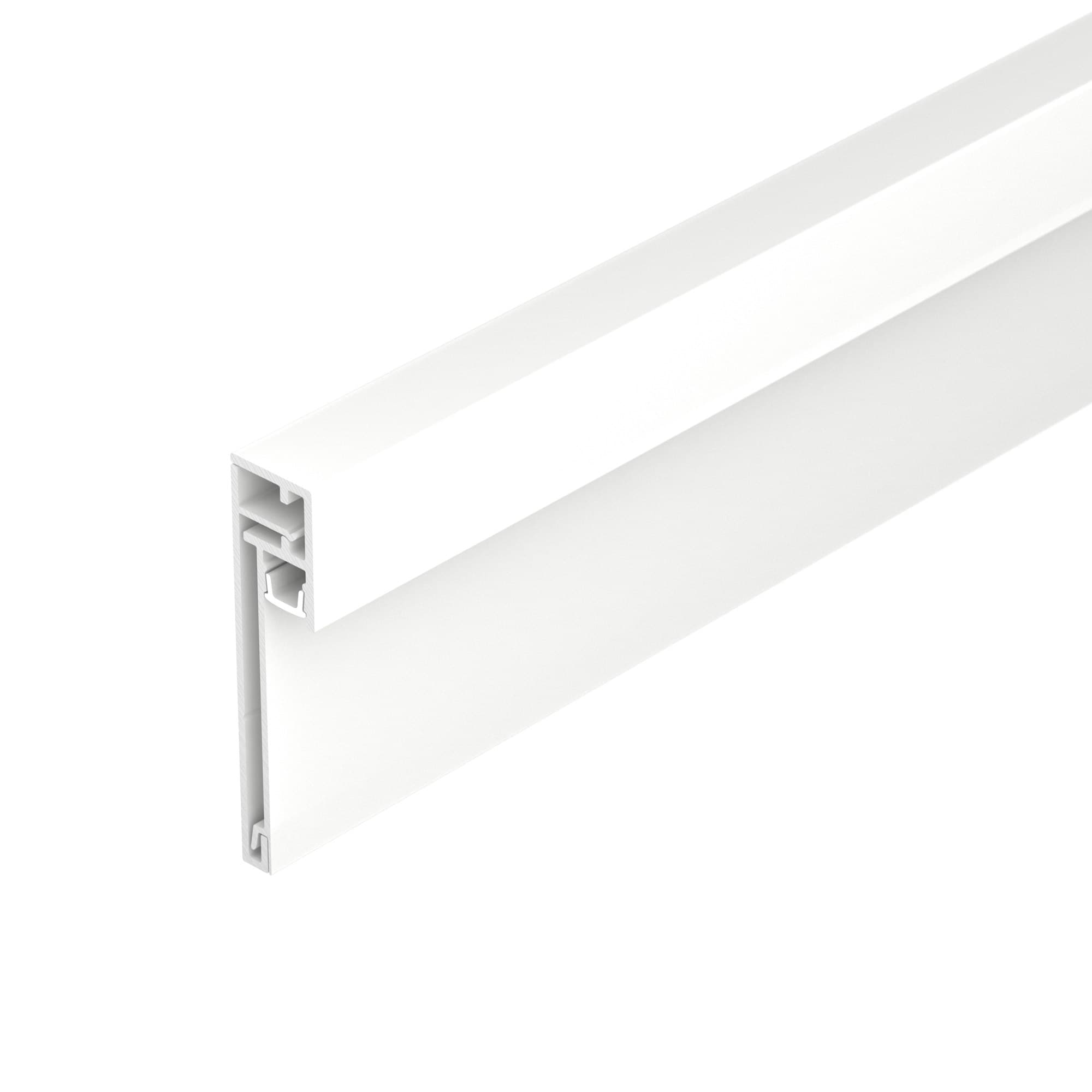 Профиль PLINTUS-H54B-2000 WHITE (Алюминий)