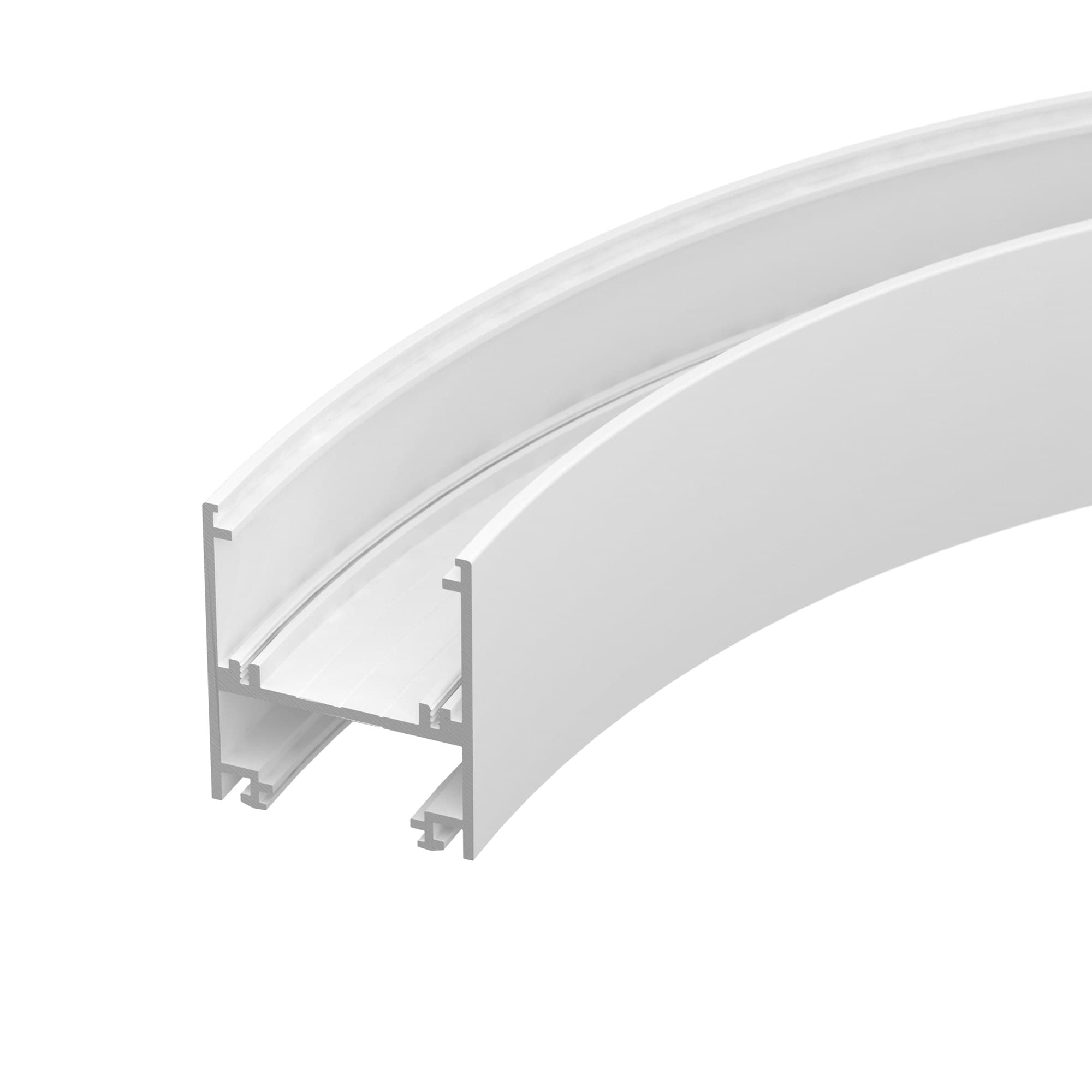 Профиль SL-ARC-5060-D1000-A45 WHITE (дуга 1 из 8) (Алюминий)