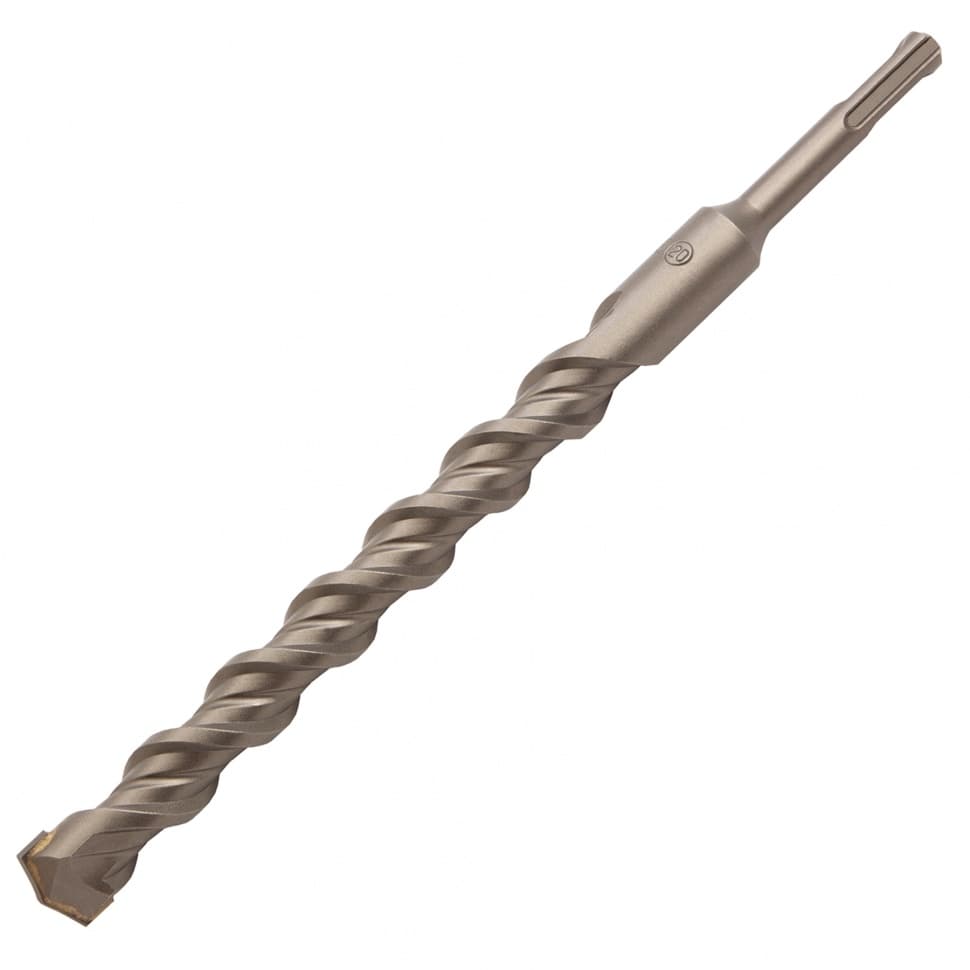 Бур по бетону, двойная спираль, Cobalt W-tip, 20x260 мм, SDS PLUS