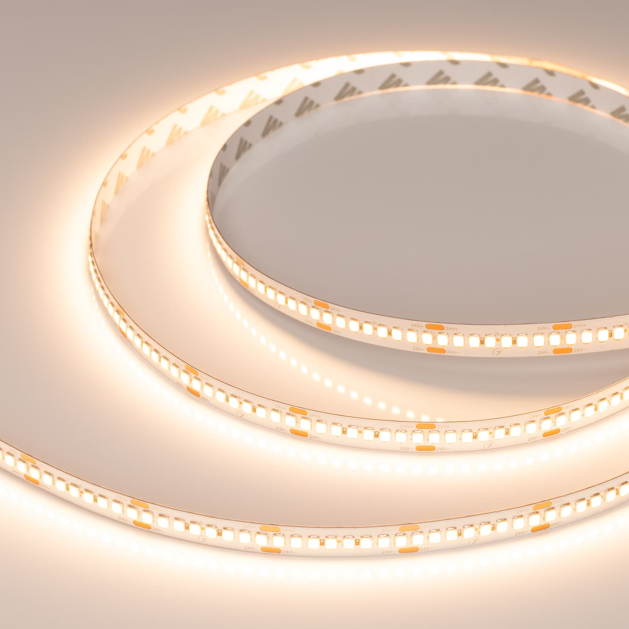 Лента светодиодная 22 Вт/м 24В IP20 2400K 240LED/м RT-A240-10mm SMD 2835 5 м
