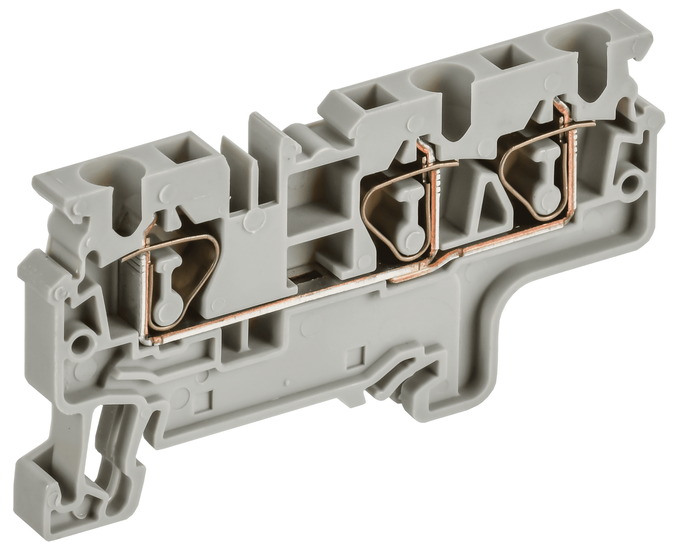 ARMAFIX Клемма пружинная CX4-3 4мм2 трехконтактная серая IEK