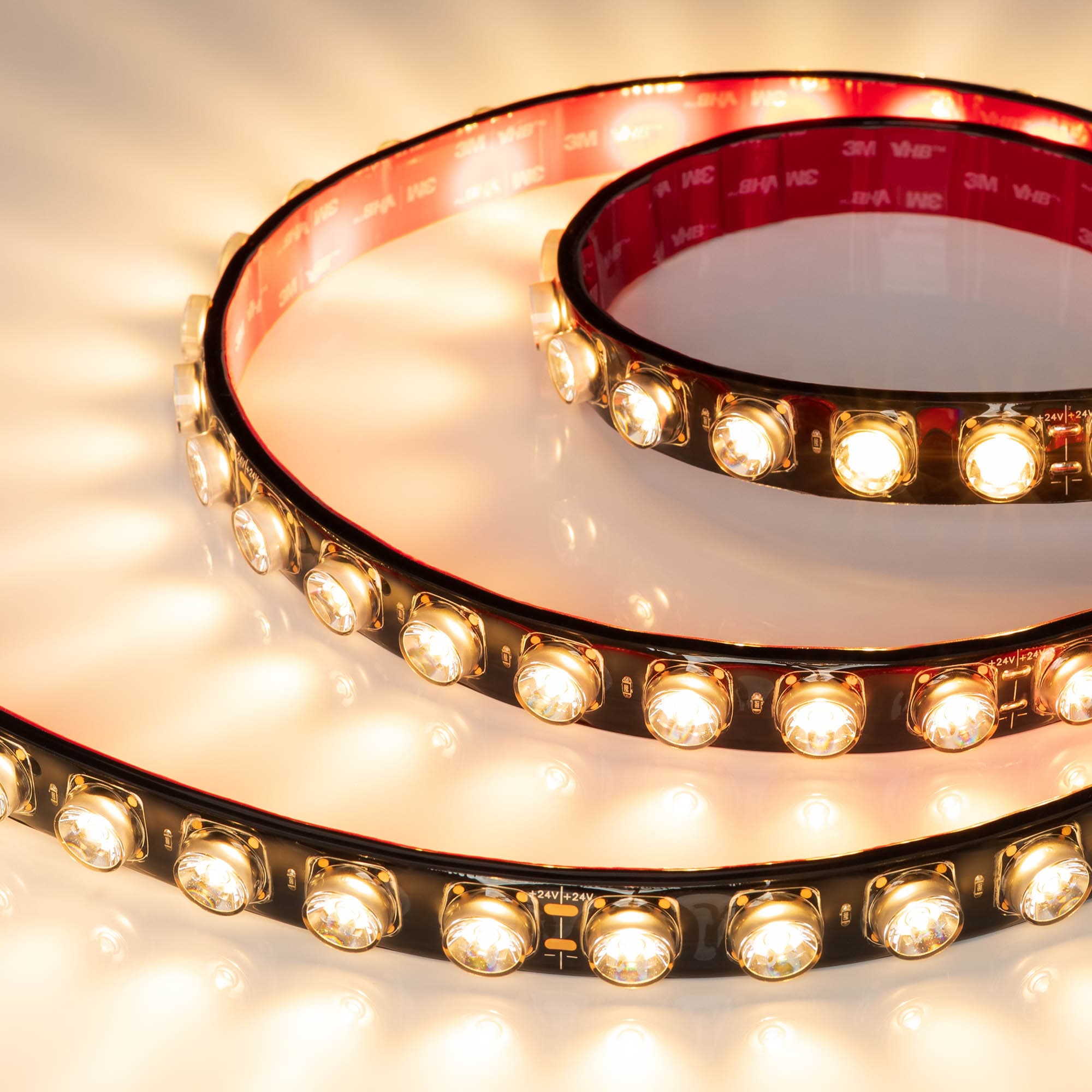 Лента светодиодная 21 Вт/м 24В 2700K IP67 42LED/м FLT-A42-23mm SMD 2835 5 м герметичная