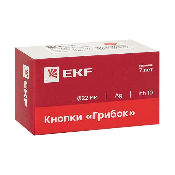 Кнопка BC42 грибок красная NC IP65 PROxima