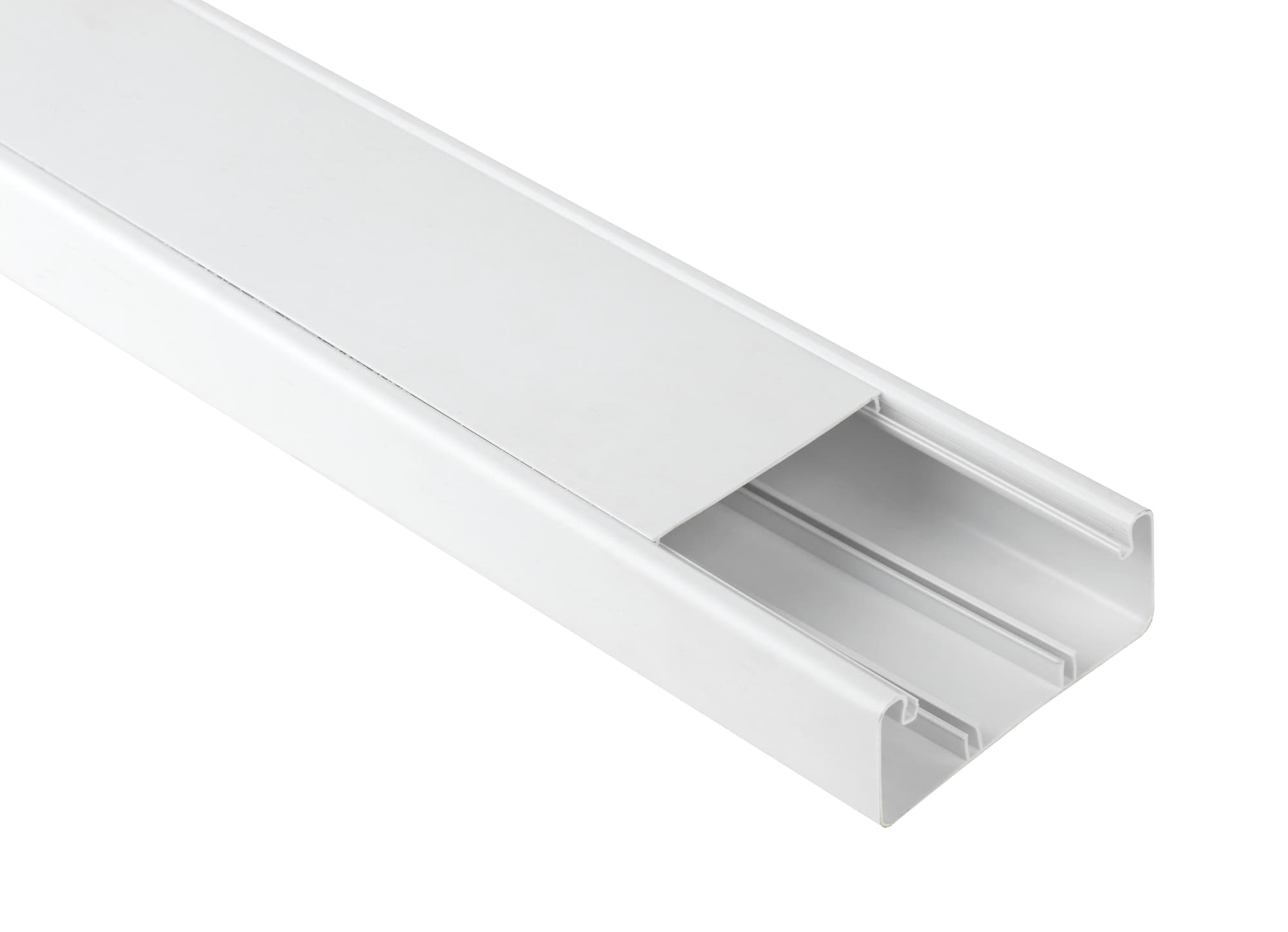 Кабель-канал ЭРА KK-W-100-40-P парапетный белый 100x40 12м