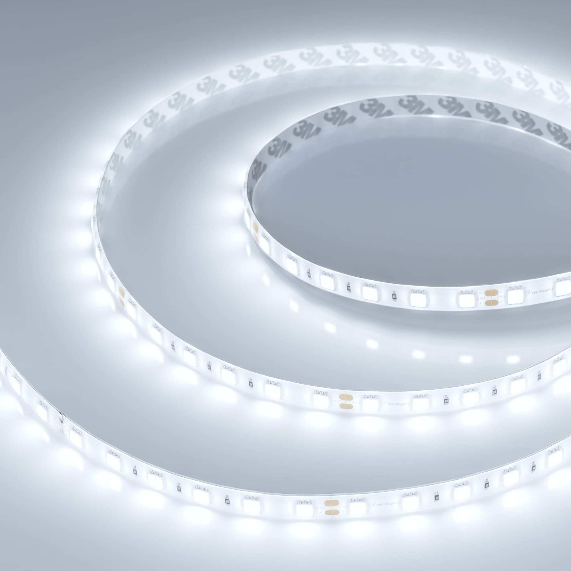 Лента светодиодная 14,4 Вт/м 24В IP65 6000K 60LED/м RT/RTW-B60-10-13mm SMD 5060 5 м