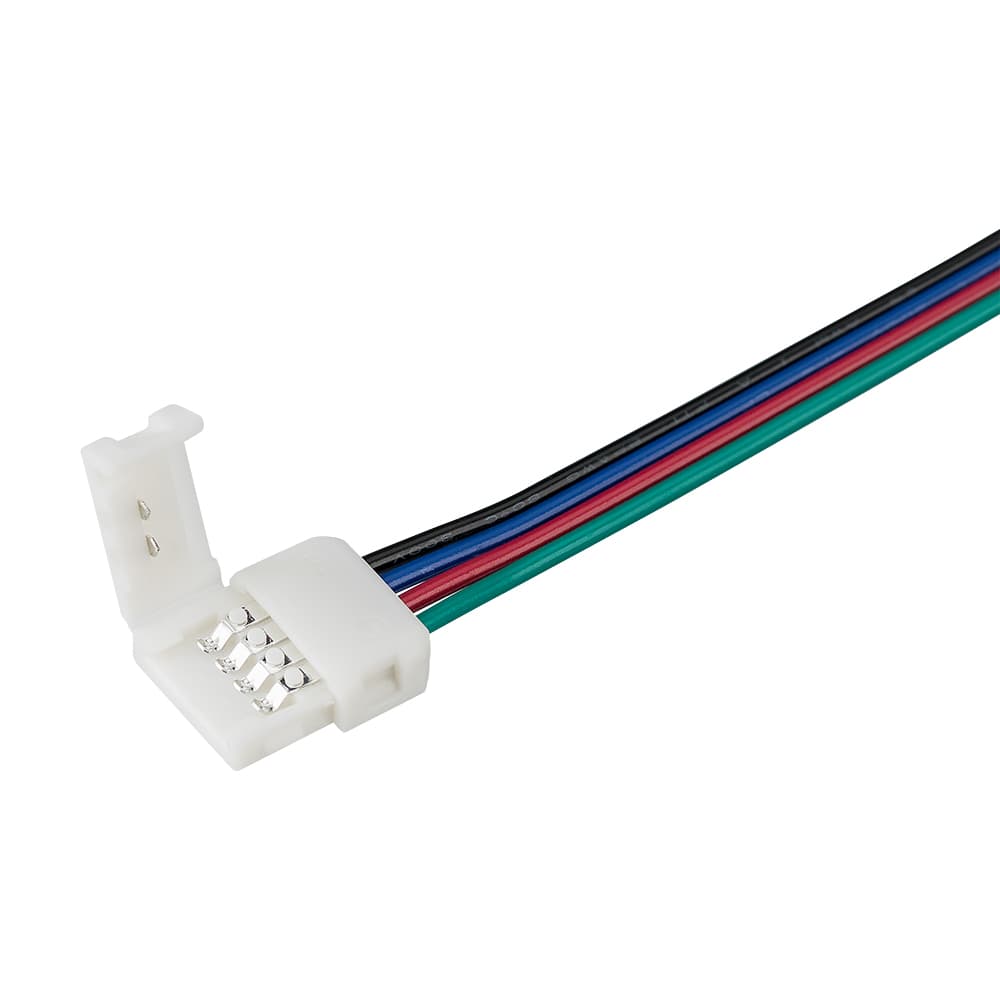 Коннектор выводной FIX-RGB-10мм-150мм-X2 (4-pin) (ARL)